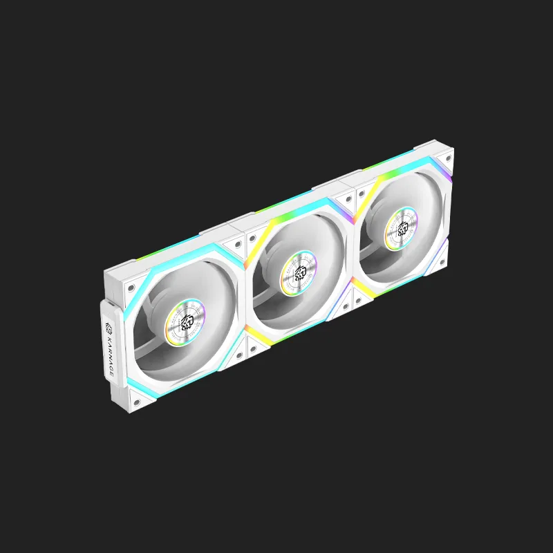 Karnage Ignite v3 ARGB Case Fan Kit - White