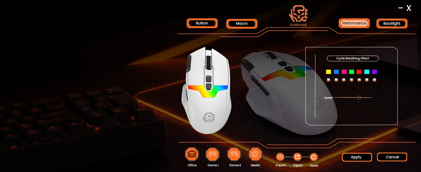 Fine-tune RGB lighting